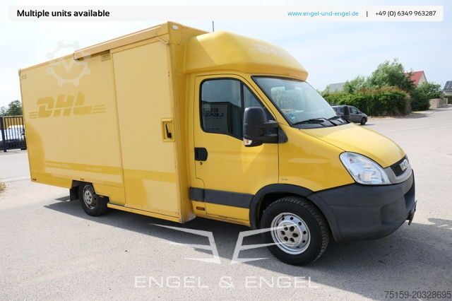 Dobozos furgon iveco Daily 35 S11 C30C AUTOMATIK KAMERA MAXI Regale LUFT DURCHGANG