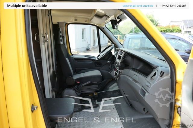 Dobozos furgon iveco Daily 35 S11 C30C AUTOMATIK KAMERA MAXI Regale LUFT DURCHGANG