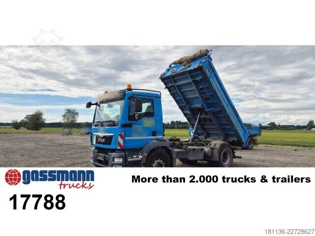 Billenő teherautó MAN TGM 18.290 4x2 BL, Meiller 3-Seiten, AHK-Öl