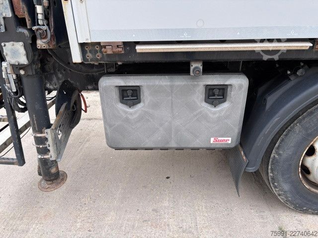 Düz kasa kamyon VOLVO FH 500 Baustoff LKW Mit Hiap Ladekran 177K
