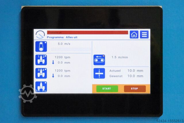 Machine voor het ontbramen van plaatmetaal VG Machines Edge Master