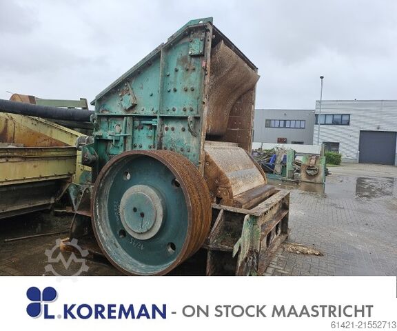 Slagkvarn Böhringer RC18 Böhringer Type: RC18 Feed Opening : 1800 x 1200 mm Percussion Mill Böhringer RC18