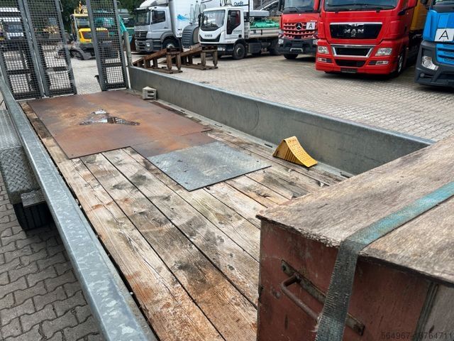 Ρυμουλκούμενο χαμηλού φορτίου Demmler TT119 Tiefladeranhänger mit Rampen Fräse