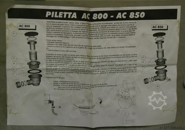Tuš isušuje 250 komada SILFRA AC800