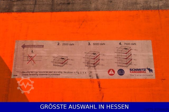 Open oplegger met zeil SCHMITZ CARGOBULL Mega Power Curtain RSAB Liftachse ¤279.-mtl.