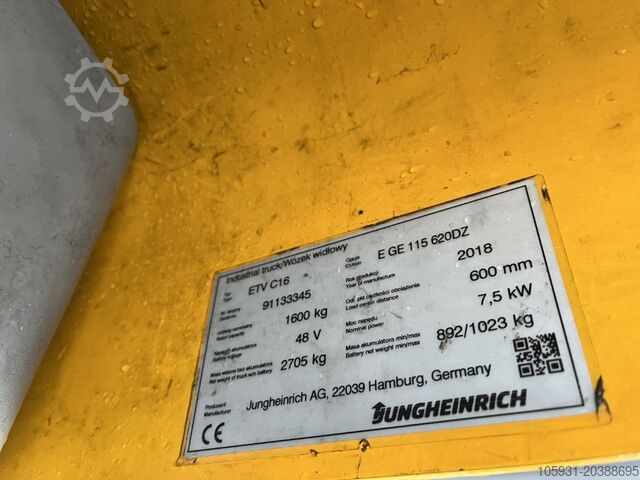 Ajunge la camion Jungheinrich ETVC16