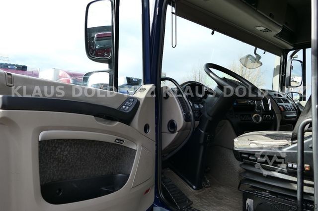 Flatbed truck with tarp DAF XF 105.410 Pritsche Plane Retarder 2-XL-Tank EU5