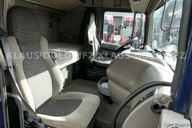 Flatbed truck with tarp DAF XF 105.410 Pritsche Plane Retarder 2-XL-Tank EU5