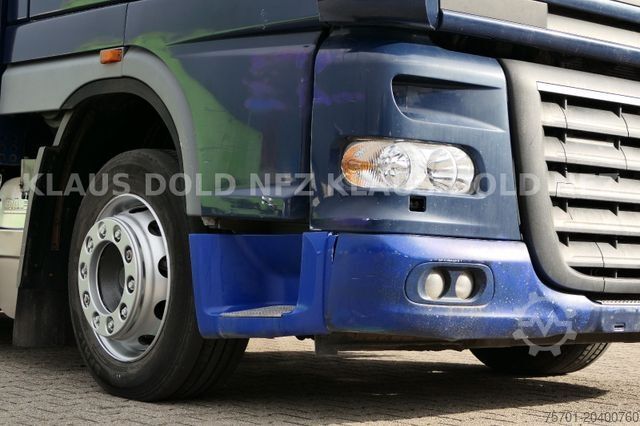 Flatbed truck with tarp DAF XF 105.410 Pritsche Plane Retarder 2-XL-Tank EU5