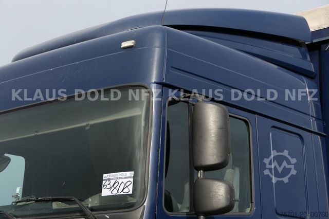 Flatbed truck with tarp DAF XF 105.410 Pritsche Plane Retarder 2-XL-Tank EU5