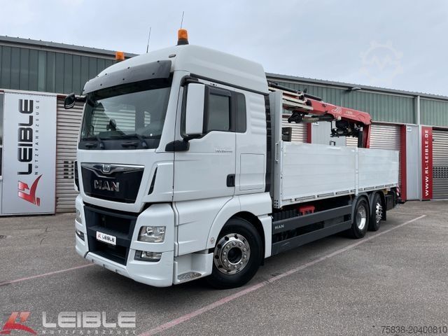Autolaadkraan MAN TGX 26.440 6x2-4LL Baustoff*Fassi F195 AS.22*