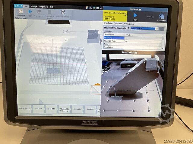 Sistem Keyence XM-2000 gegen Gebot against bid