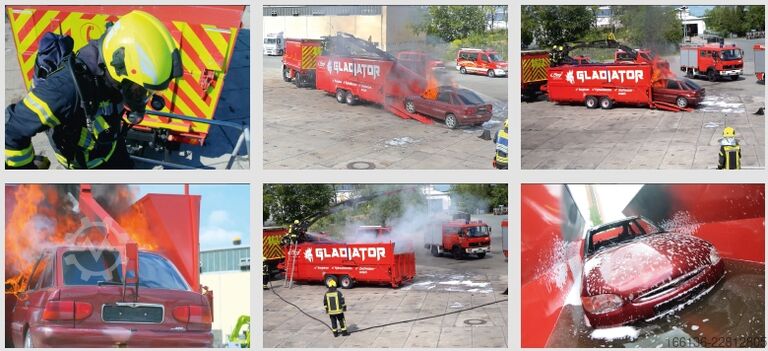 Pótkocsi Fliegl GLADIATOR - Löschcontainer Feuerwehr