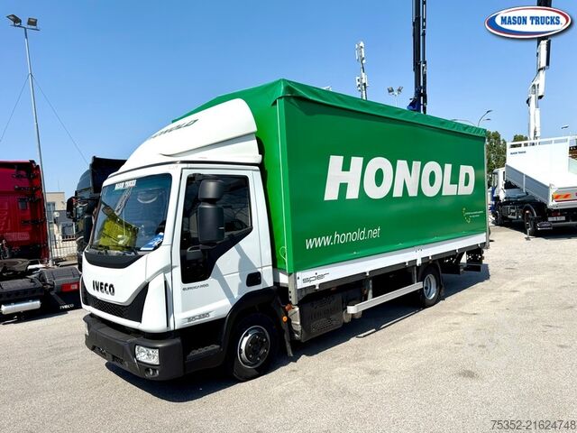 Autocarro con pianale e telone Iveco Eurocargo 80-220P