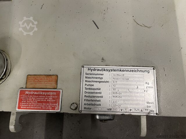 Planslibemaskine Proth PSGS-4080AH