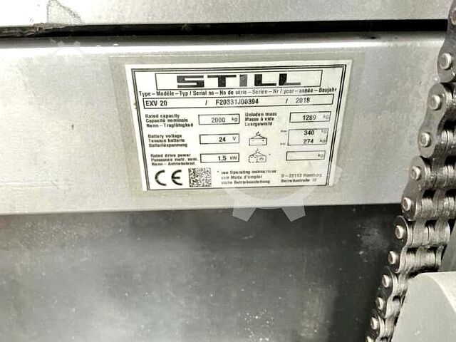 Manual stacker Still EXV20