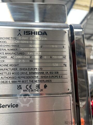 Premium grade Food X Ray machines 5x Ishida IX-GN-4044 X-Ray Systems IX-GN-4044