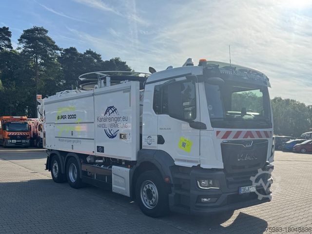 Saugwagen MAN TGS 26.470 6x4 Wiedemann Super 2000, Recycler