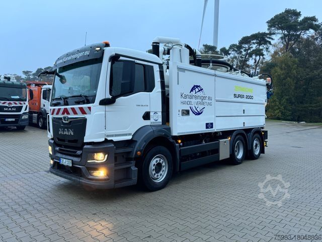 Saugwagen MAN TGS 26.470 6x4 Wiedemann Super 2000, Recycler