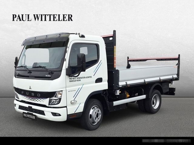 Driezijdige kipper bestelwagen FUSO eCanter 4C15e S-Batterie Dreiseitenkipper/LED