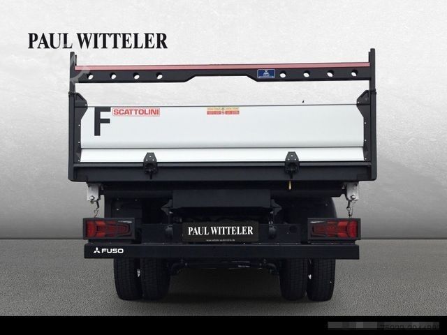 Driezijdige kipper bestelwagen FUSO eCanter 4C15e S-Batterie Dreiseitenkipper/LED