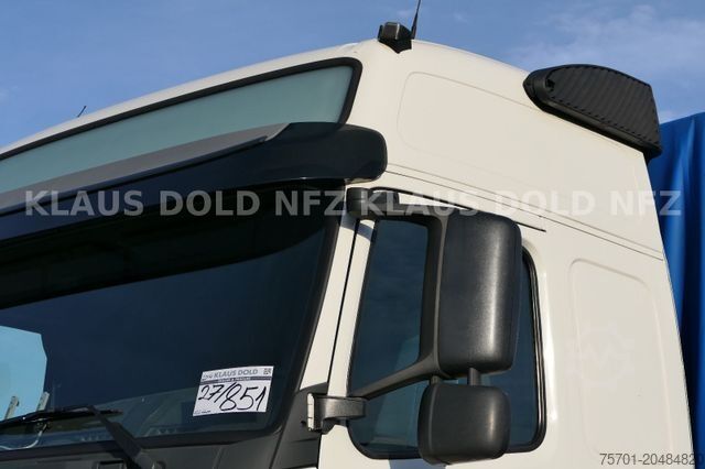 Tenteli düz yataklı kamyon VOLVO FM 370 PP Lift-/Lenkachse Bordwände LBW Euro 6