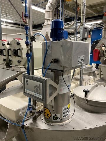 Linia do mieszania, przesiewania i transportu Hosokawa Micron 20-MFC-43