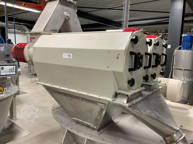 Linia do mieszania, przesiewania i transportu Hosokawa Micron 20-MFC-43