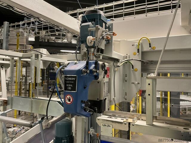 Linea di insacco automatica con bilancia di pesatura lorda Technipes CO.23.088