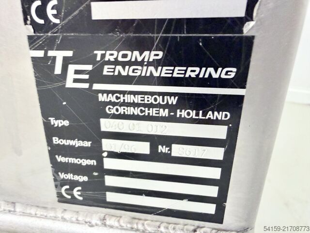 Konditorivaror Tromp 3-Roll Extruder