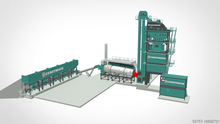 Impianto di asfaltatura di tipo batch Batch type asphalt plant Batch type asphalt plant