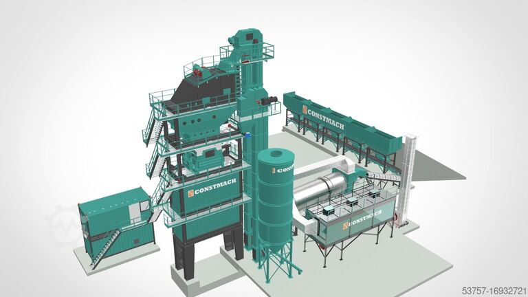 Impianto di asfaltatura di tipo batch Batch type asphalt plant Batch type asphalt plant