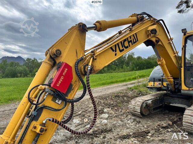 Rupsgraafmachine Yuchai YC85-8 Crawler excavator w/ Bucket. 3200 hours.