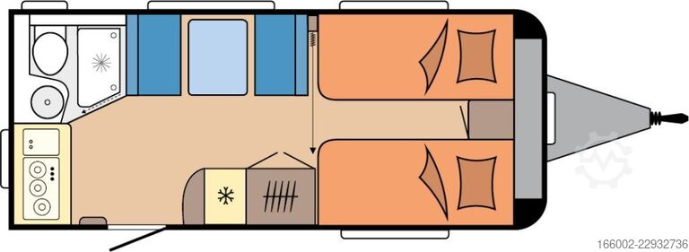 Karavan HOBBY De Luxe 460 SL Modelljahr 2027 ausgestellt!