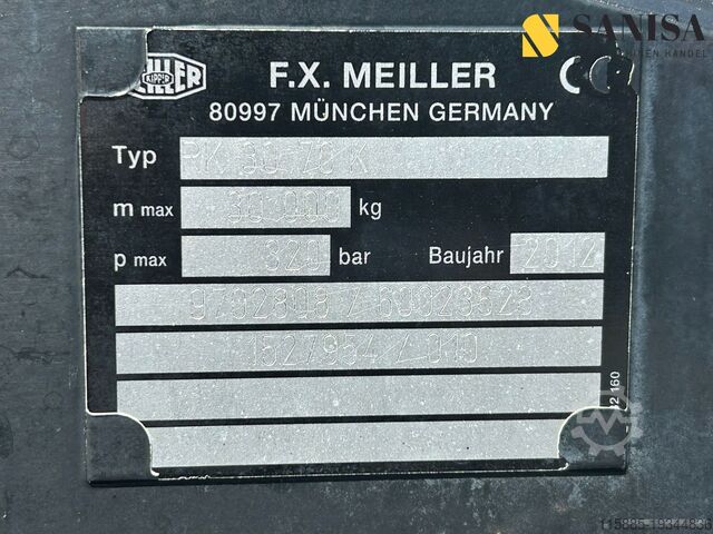 Roll-off tipper MAN TGS 35.440/Meiller/RK 3070K/8X4/30T/Lenk