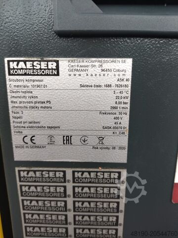 Schroefcompressor S016003 Kaeser ask40