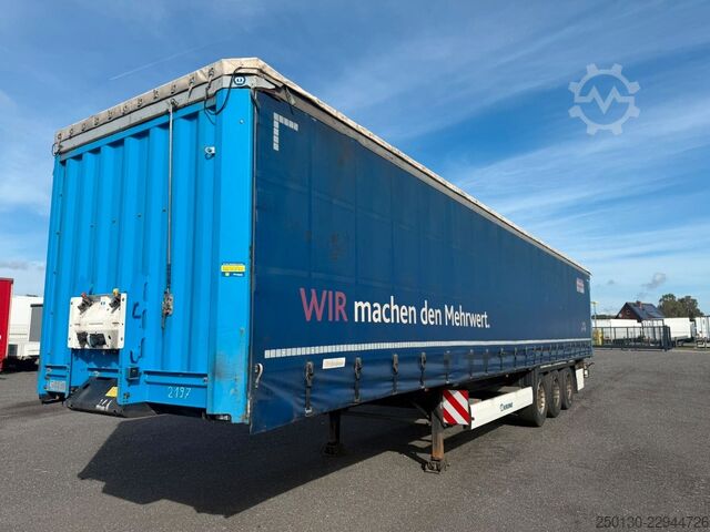 Open oplegger met zeil KRONE SD Plane Liftachse, Box, Edscha, Hubdach,Rungen