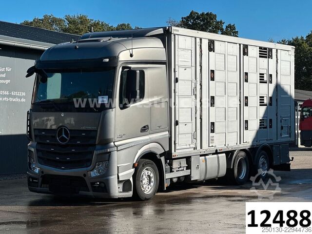 Veewagen MERCEDES-BENZ Actros 2545 6x2 LL 4.Stock Menke Hubdach Tränke