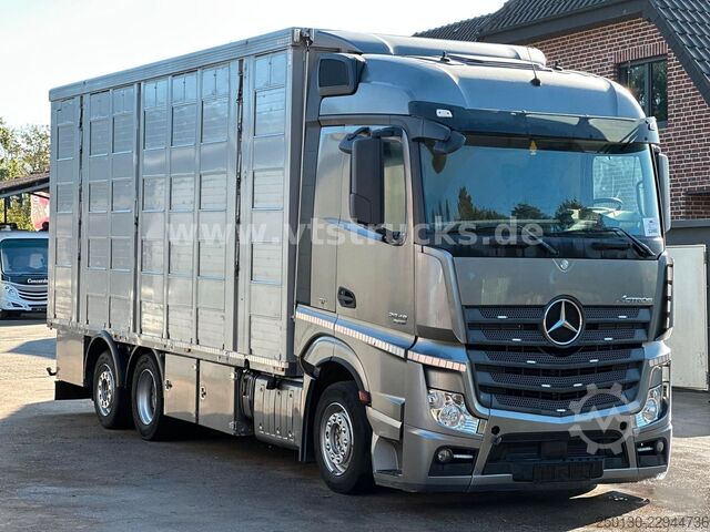 Veewagen MERCEDES-BENZ Actros 2545 6x2 LL 4.Stock Menke Hubdach Tränke