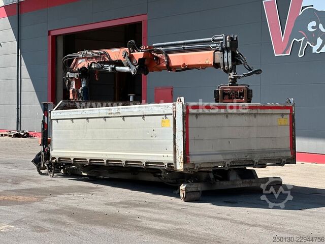Φορτηγό γερανός roll-off Bruns A6K 4610 Abroll-Kippaufbau, Atlas 165.2E