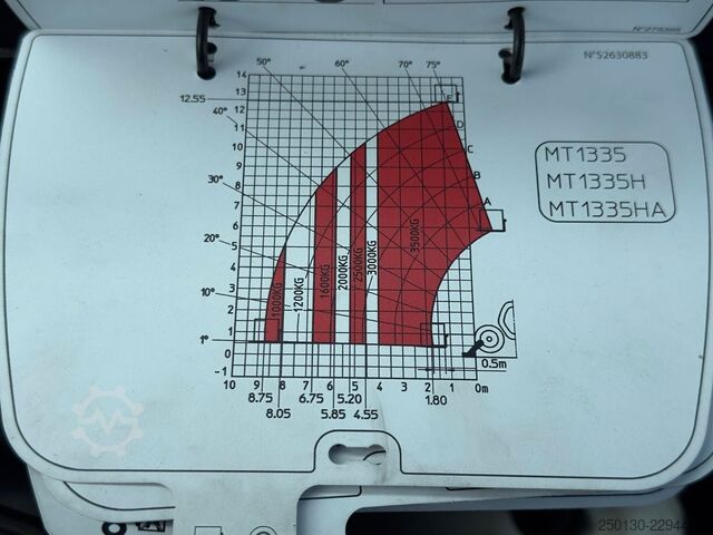 Φορτωτής με ελαστικά MANITOU MT 1335 HA Easy 75D Funk/ Korb/Schaufel/Gabel