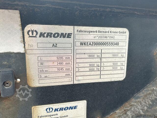 BDF-systeem Krone BDF Box Carrier / Molen - Schamel Aanhanger / B...
