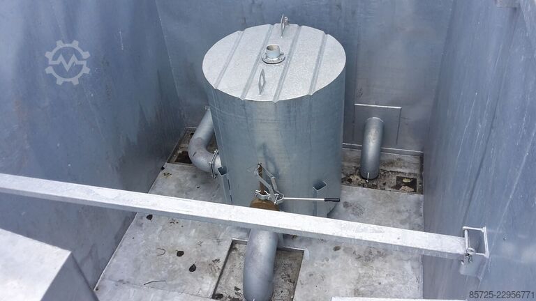 Δεξαμενή πολτού  Agomac gegalvaniseerde mest-pompcontainer