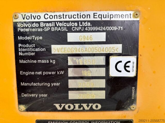 Grader Volvo G 946 AWD (CE Certified / New Engine)