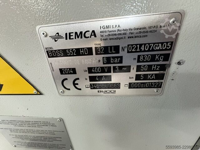 Chargeur de barres IEMCA Boss 552 HD