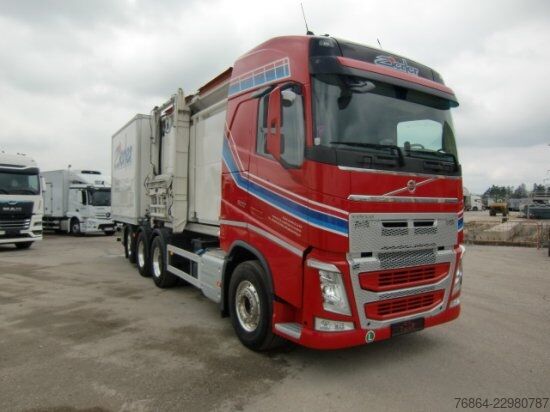 Speciale doeleinden vrachtwagen VOLVO FH 500 8X4*4 EURO 6, RETARDER, TIERKöRPERTRANSPORT VOLL LUFT