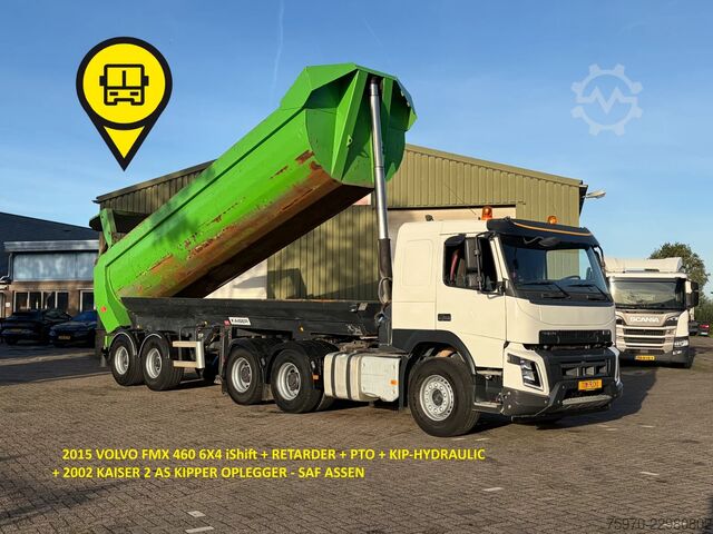  Volvo FMX 460 6X4 i+Shift RETARDER + KAISER 22m³ KIPPER