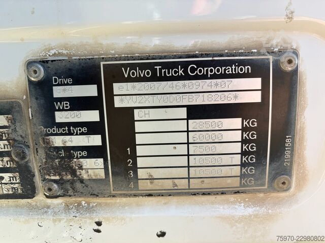  Volvo FMX 460 6X4 i+Shift RETARDER + KAISER 22m³ KIPPER