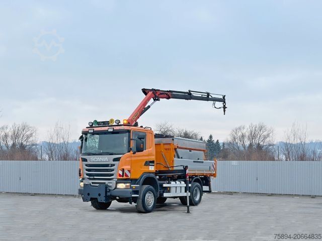 Autolaadkraan SCANIA R 420 * PK 11002/FUNK * sandblaste