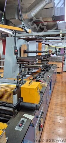 Jumbo-Rollencollator Leuze & Co. Maschinenfabrik Bielomatik 668 Rollencollator